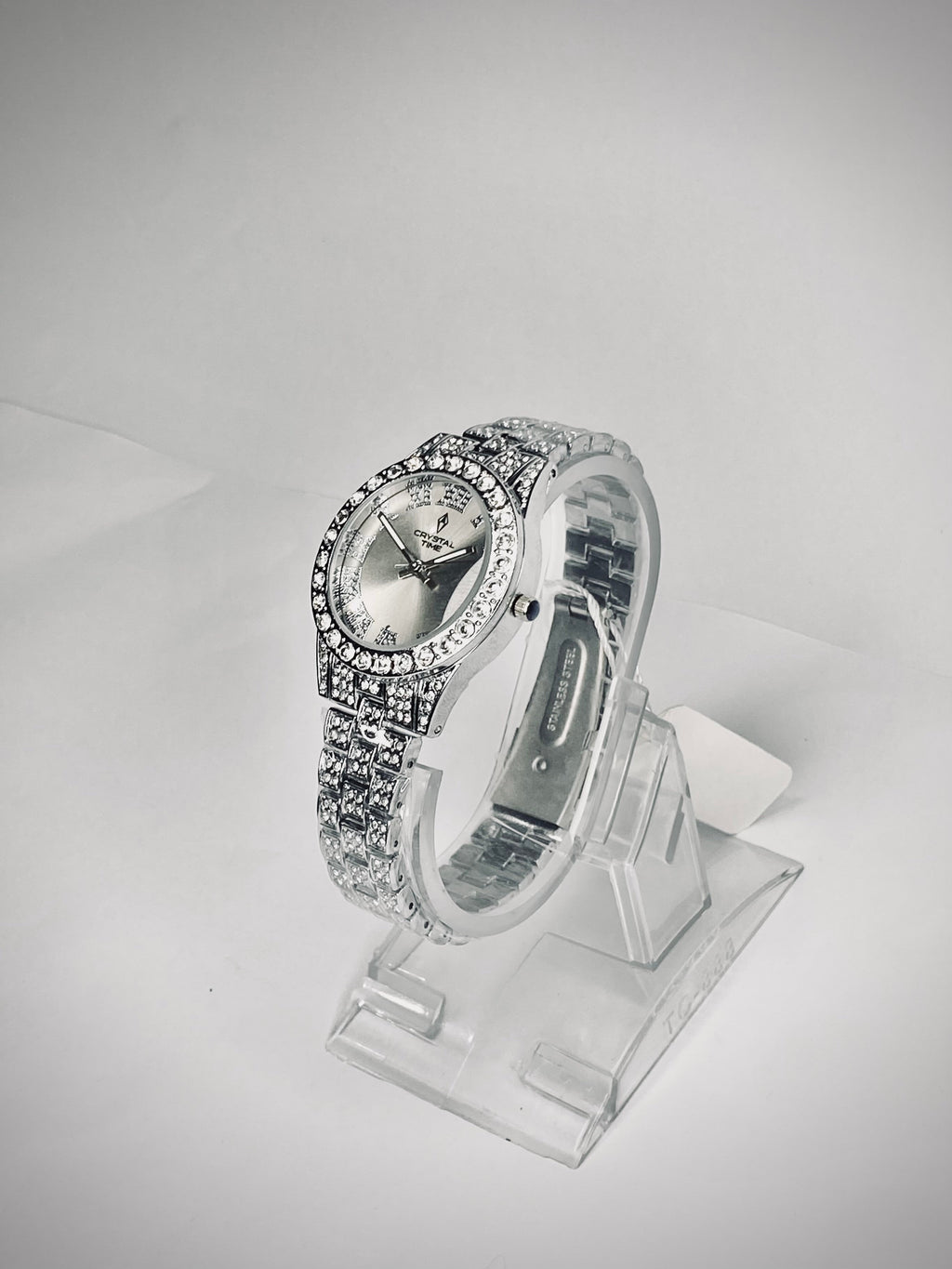 Crystal Time In Silver