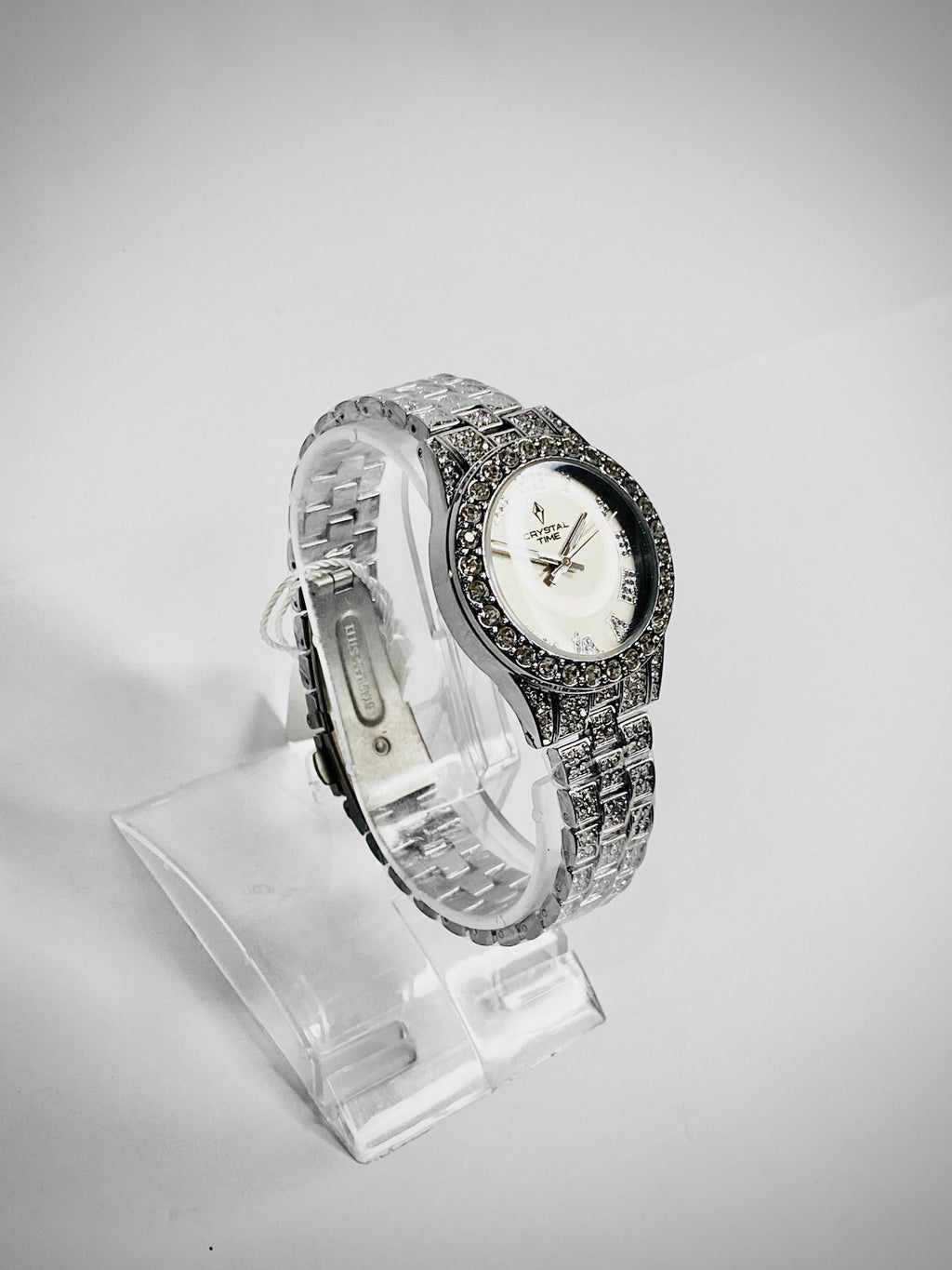 Crystal Time In Silver