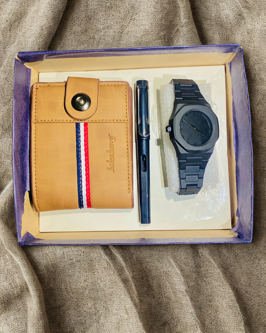 Arabic Aura Watch with Wallet (2 in 1)