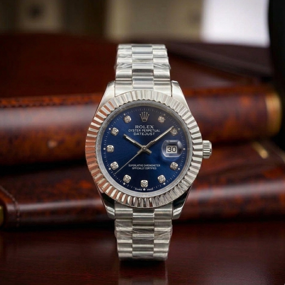 Rolex Oyster Silver Chain