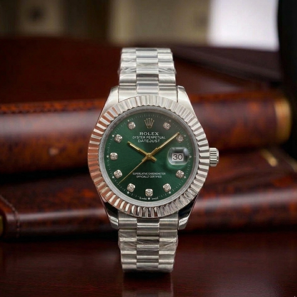 Rolex Oyster Silver Chain